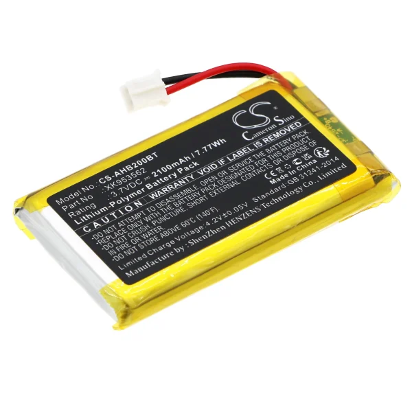 Ajax AJ-HUB2PLUS-W/B, AJ-HUB2-W/B, AJ-HUBPLUS-W/B, AJ-HUB-W/B Series Replacement Battery 2100mAh / 7.77Wh - Image 2