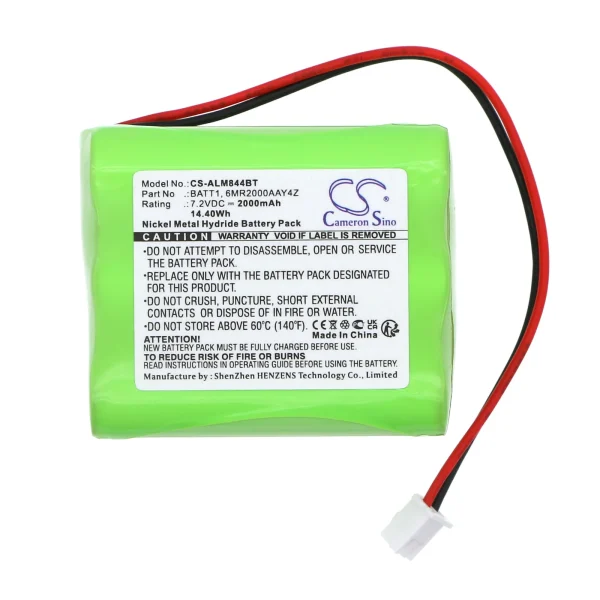 2GIG 2GIG-CP11-345E, 2GIG-GCX, Edge Panel, EDG-NA-AA Security Panels Series Replacement Battery 2000mAh / 14.40Wh