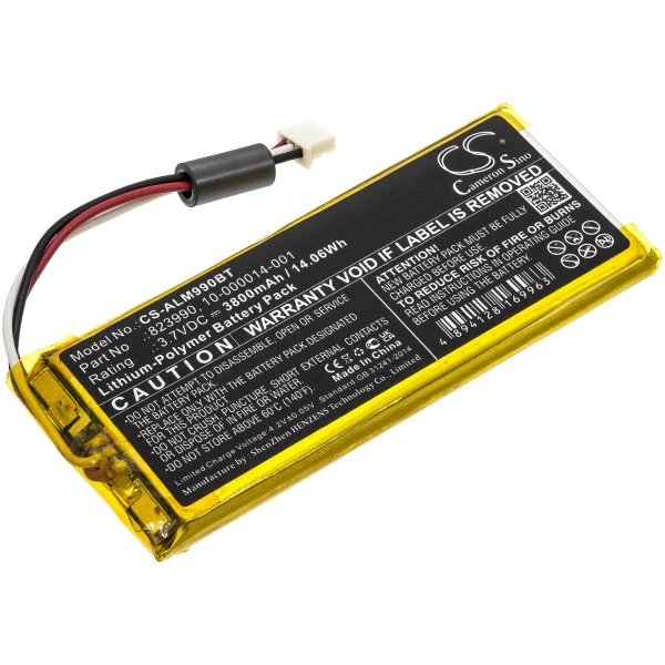 2GIG GC3 Panel, GC3e Panel, SP1-GC3 Series Replacement Battery 3800mAh / 14.06Wh - Image 2