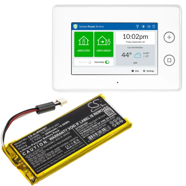 ADT Panel SmartThings  Series Replacement Battery 3800mAh / 14.06Wh - Image 6