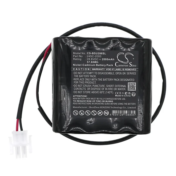 Besam UniTurn Series Replacement Battery 2000mAh / 57.60Wh