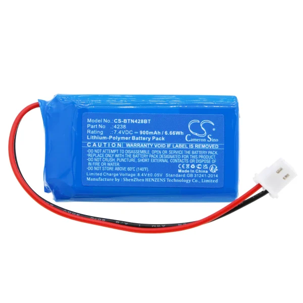 Bticino 4216, 4280 Series Replacement Battery 900mAh / 6.66Wh