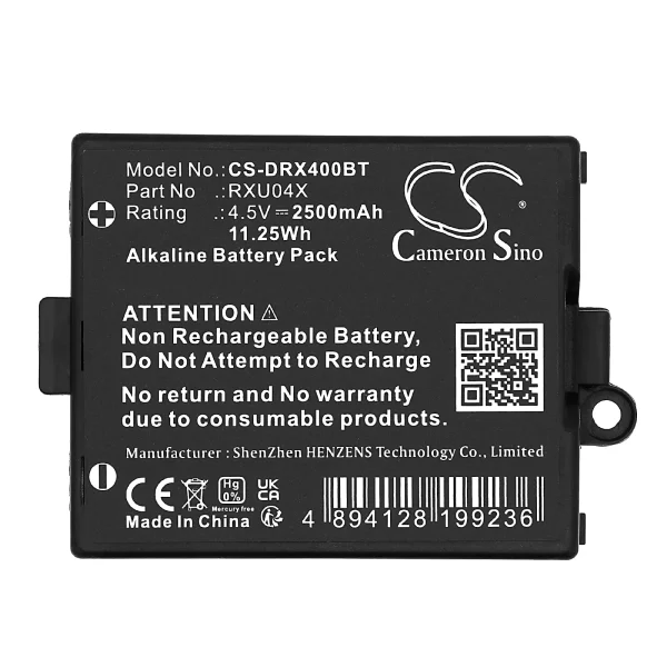 DAITEM D18 Codeeinrichtung SA660AX  Series Replacement Battery 2500mAh / 11.25Wh