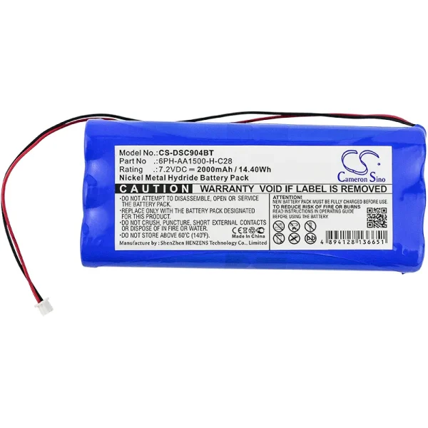 Direct Sensor 17-145A, Sensor ds415 Series Replacement Battery 2000mAh / 14.40Wh