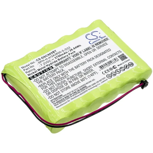 DSC Impassa 9057 Wireless Control   Series Replacement Battery 3700mAh / 26.64Wh - Image 4