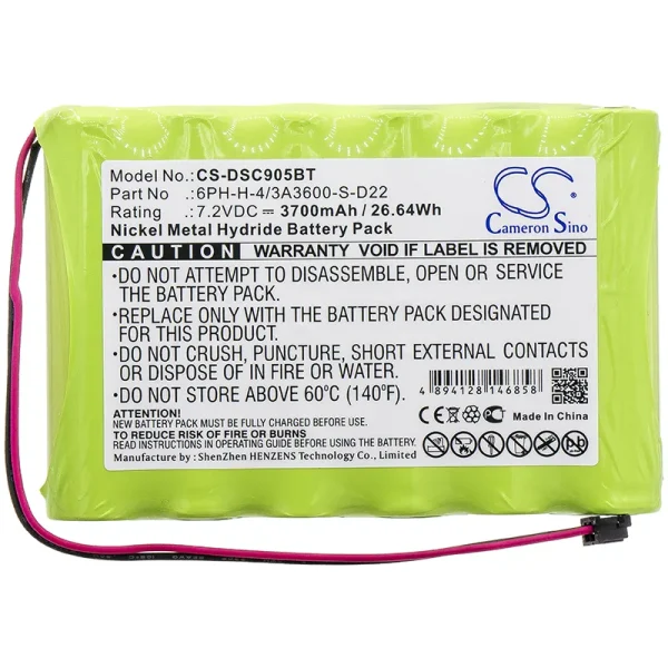 DSC Impassa 9057 Wireless Control   Series Replacement Battery 3700mAh / 26.64Wh