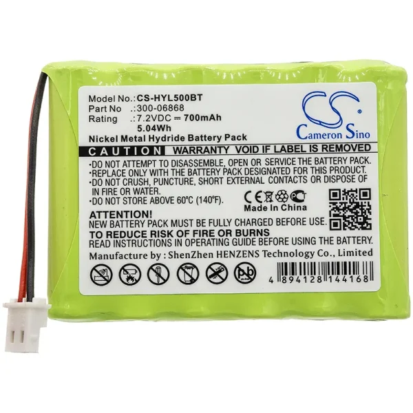 Resideo ProSeries, Prosixlcdkp Series Replacement Battery 700mAh / 5.04Wh