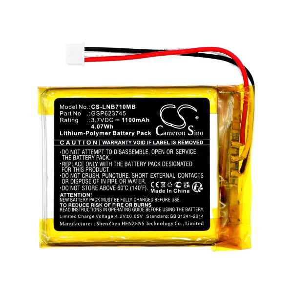 Lionelo Babyline 7.1 Series Replacement Battery 1100mAh / 4.07Wh