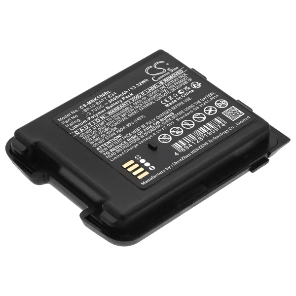 M3 Mobile BK10 Series Replacement Battery 3600mAh / 13.32Wh - Image 2