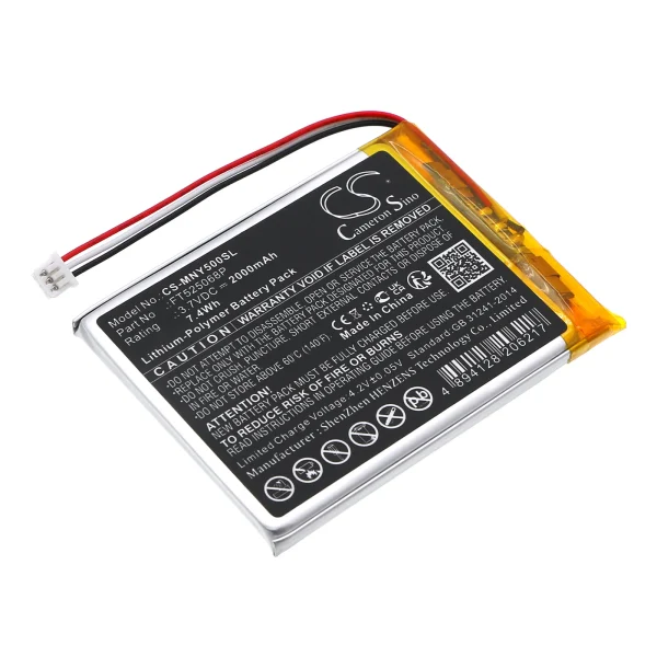 Moonybaby MB55935-2T, MB55935BV, MB55935BV-2T, MB5595, Split 50, Trust 50, WildView 50 Series Replacement Battery 2000mAh / 7.4Wh - Image 2