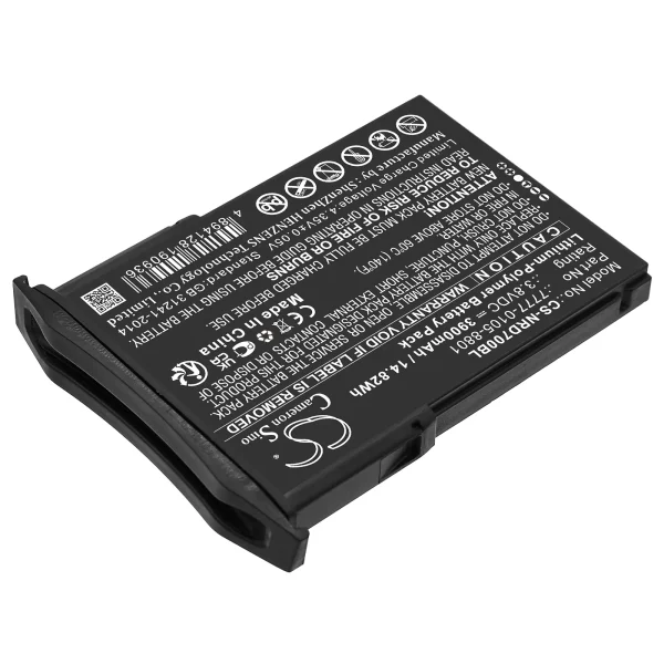 NCR Orderman 7, 7 MSR, 7777-01YY Series Replacement Battery 3900mAh / 14.82Wh - Image 3