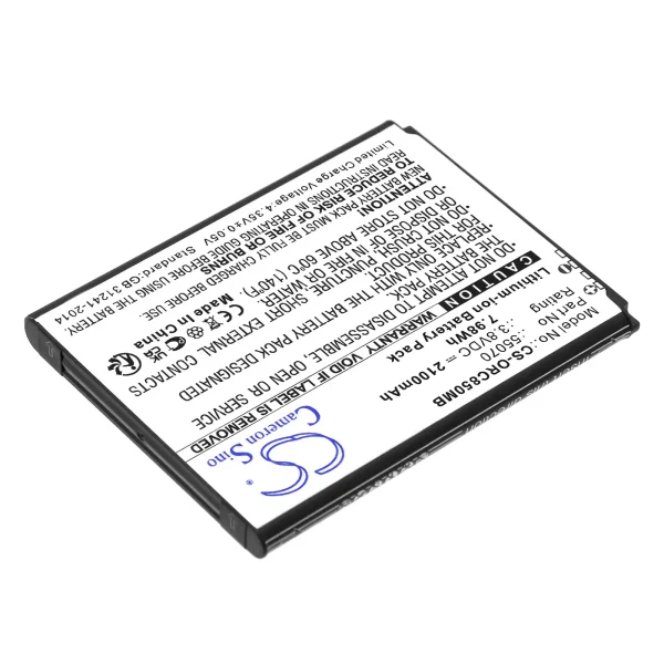 Oricom Secure SC850 Series Replacement Battery 2100mAh / 7.98Wh - Image 3