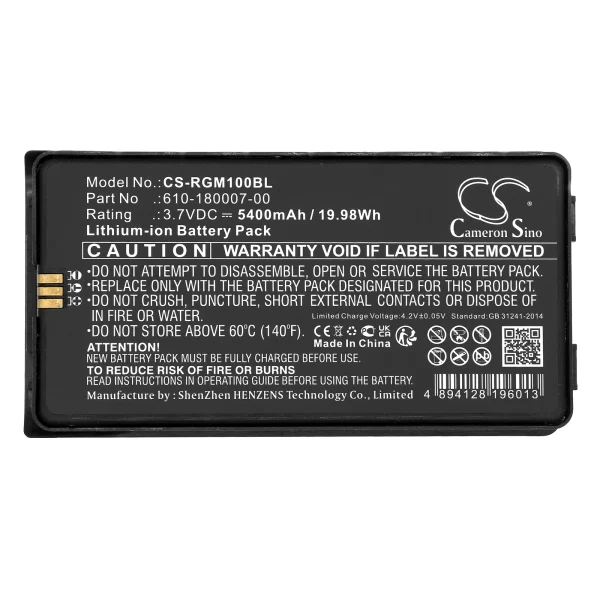 RGIS 610-190040, RM-1 Series Replacement Battery 5400mAh / 19.98Wh