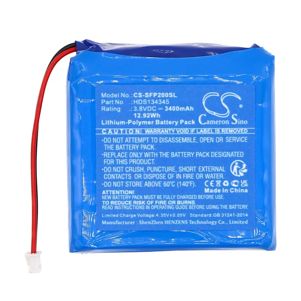 Safie Pocket 2 Series Replacement Battery 3400mAh / 12.92Wh