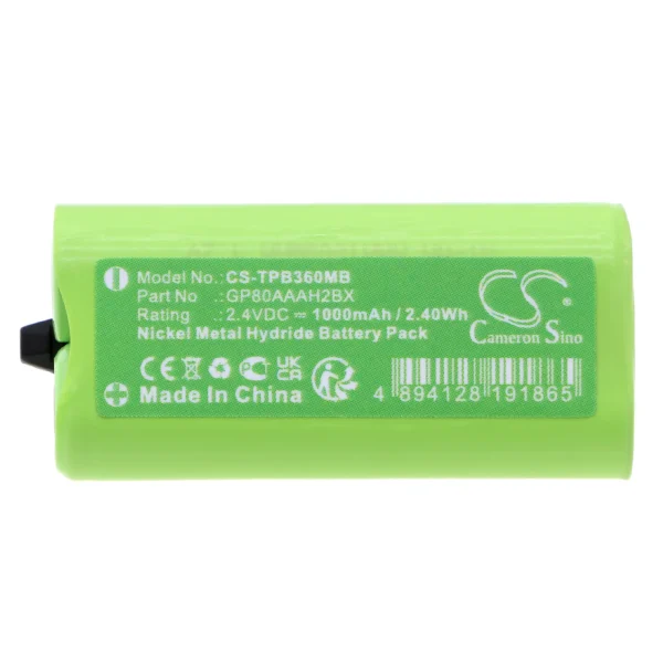 Topcom BabyTalker 3500 Nanny, BabyTalker 3600 Series Replacement Battery 1000mAh / 2.40Wh