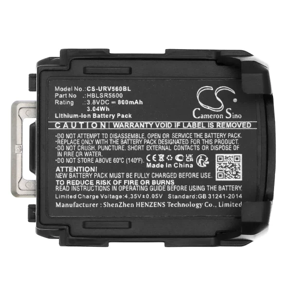 Urovo SR5600 Series Replacement Battery 800mAh / 3.04Wh