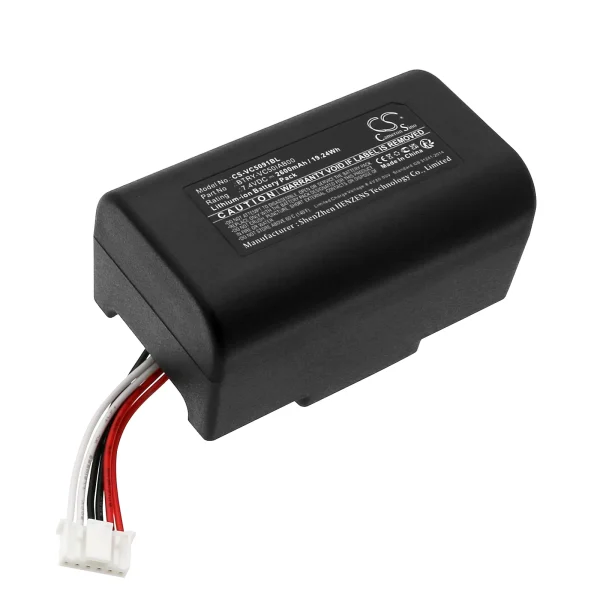 Symbol VC5090, VC5090-MA0QL0GH6WW, VC5090-MA0QM0GH67R Series Replacement Battery 2600mAh / 19.24Wh - Image 2