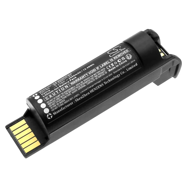 Zebra CR2278, CR2278-PC, Delfiscan M81, DS22, DS2208 Series Replacement Battery 3400mAh / 12.58Wh - Image 2