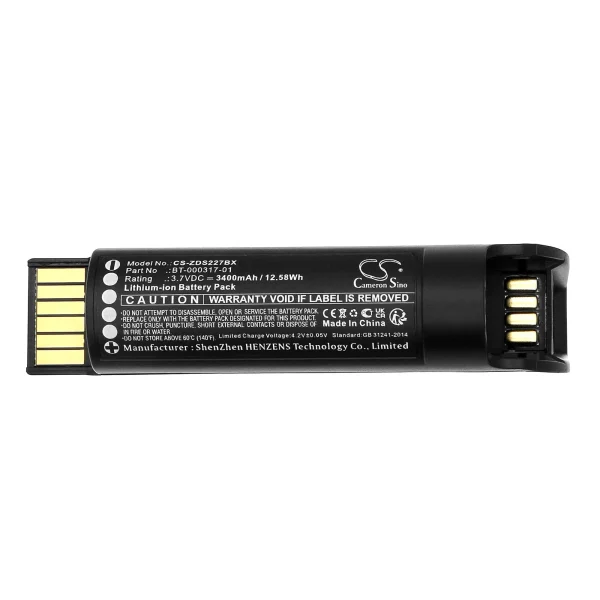 Zebra CR2278, CR2278-PC, Delfiscan M81, DS22, DS2208 Series Replacement Battery 3400mAh / 12.58Wh