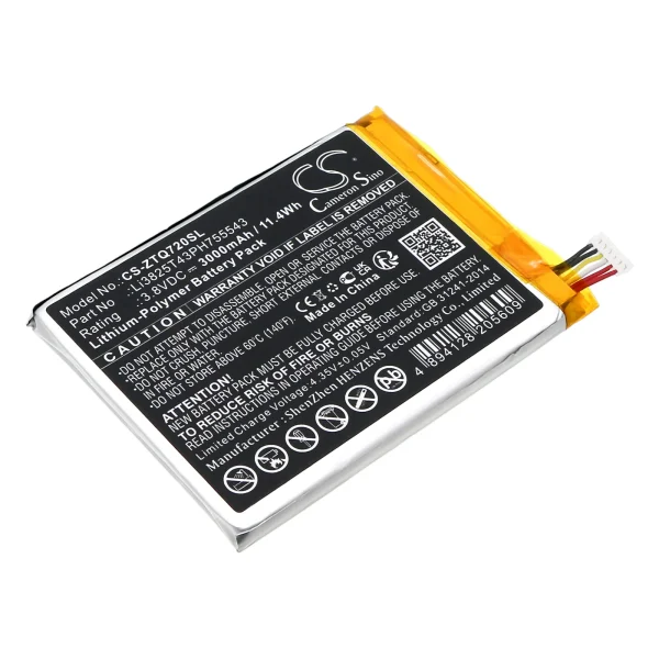 AT&T Home Security Digital Life Con, V72M Series Replacement Battery 3000mAh / 11.4Wh - Image 2