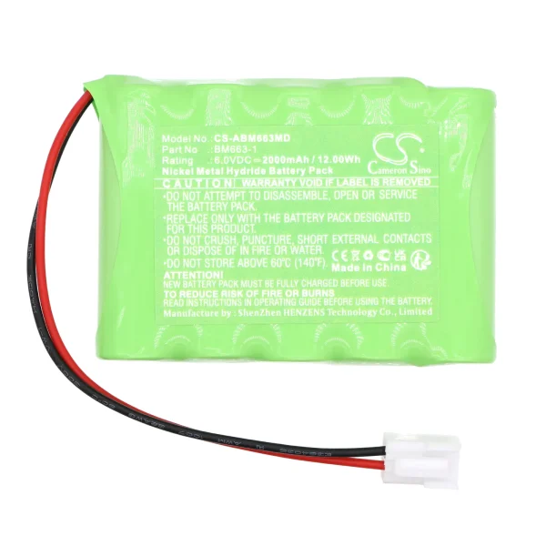 New Age Emavit, Ionotens, Ionovit, Laservit, Magneter, Physio Pro, Pocket Family, Rehab, Sonovit, Uro Series Replacement Battery 2000mAh / 12.00Wh