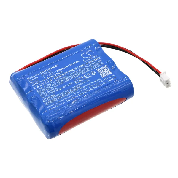 Aricon ECG-3C Series Replacement Battery 2600mAh / 28.86Wh - Image 2