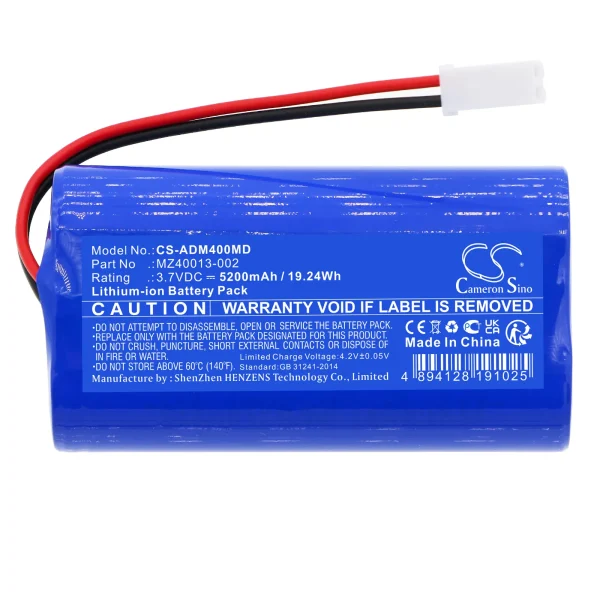 ADE chair scale, M400020 Series Replacement Battery 5200mAh / 19.24Wh