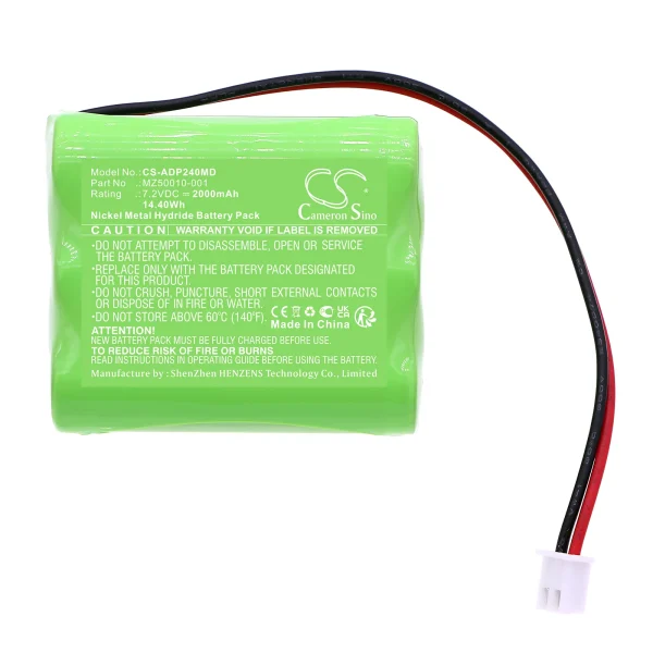 ADE DP2300, DP2400, MS-2510 Series Replacement Battery 2000mAh / 14.40Wh