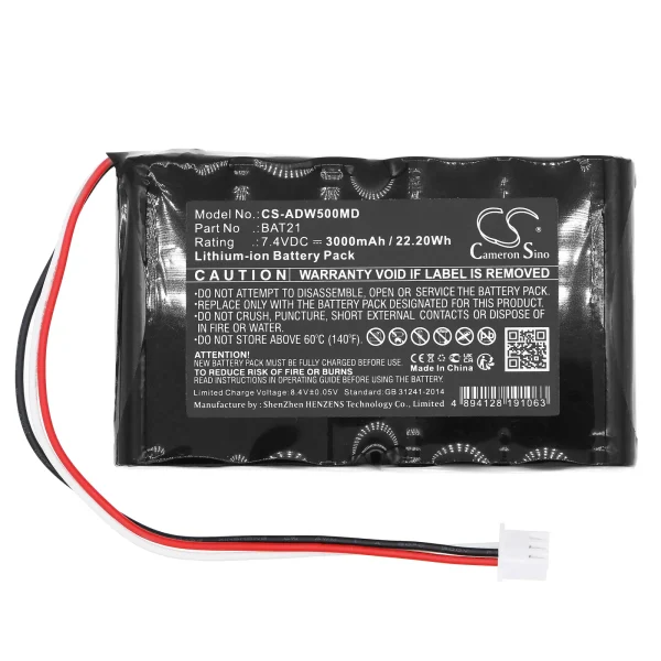 ADE ESW50-15, STAN07 Series Replacement Battery 3000mAh / 22.20Wh