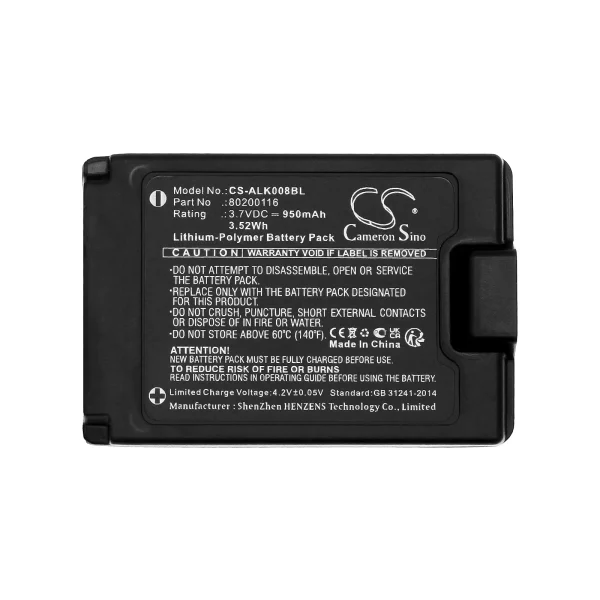 Autec A8B, Air Remote Control Series Replacement Battery 950mAh / 3.52Wh