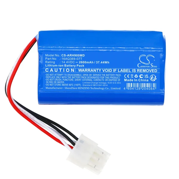 ARJO Flowtron ACS900 Series Replacement Battery 2600mAh / 37.44Wh