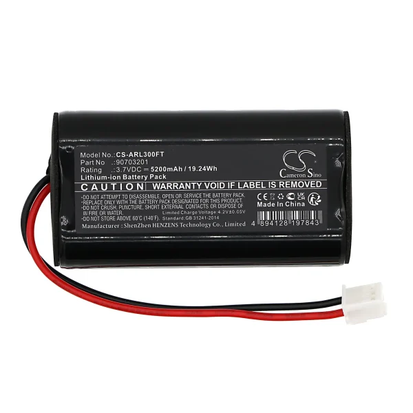 ADARO Adalit L-3000, Adalit L-3000 Power, IL-300 Series Replacement Battery 5200mAh / 19.24Wh