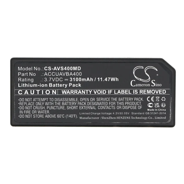 Veins Accuvein AV400 Series Replacement Battery 3100mAh / 11.47Wh