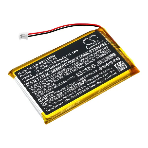 Bistos BT-710 pulse oximeter Series Replacement Battery 3000mAh / 11.1Wh - Image 2