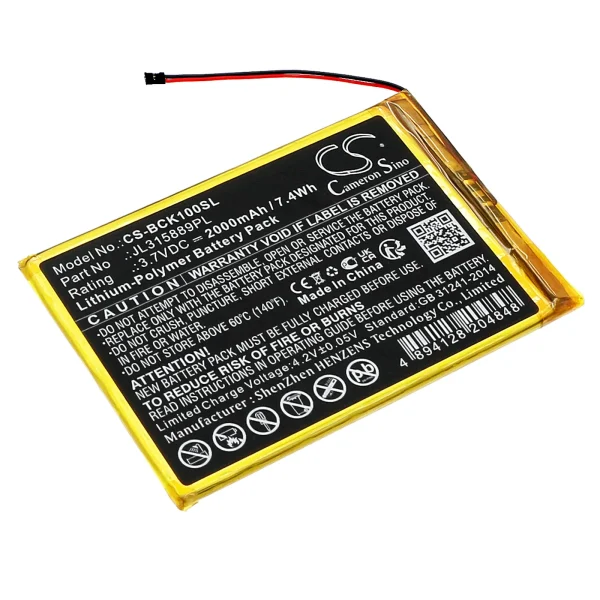 Bookeen CYBFT1F-BK, Cybook Muse HD Series Replacement Battery 2000mAh / 7.4Wh - Image 5