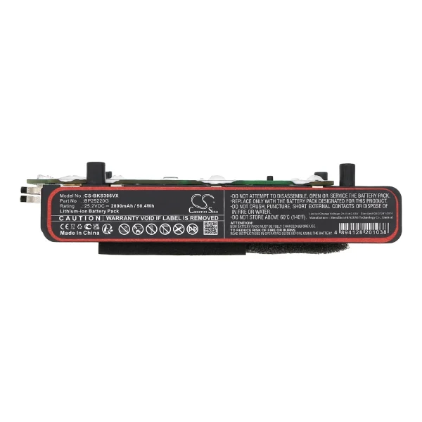 Beko Arcelik SD-3061 Series Replacement Battery 2000mAh / 50.4Wh - Image 6