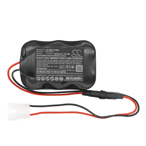 Biomedical Crossvent 2i, Crossvent 3, Crossvent 3+, Crossvent 4, Crossvent4+, PRT4402 Series Replacement Battery 5000mAh / 36.00Wh