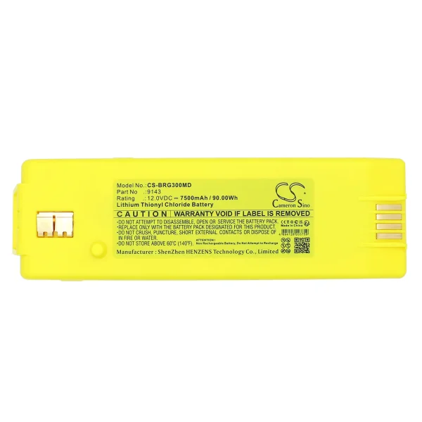 Cardiac Science 9142, 9143, 9145, 9146, 9300A, Cardiac Science G3, CardioVive AT, Powerheart AED G3 Series Replacement Battery 7500mAh / 90.00Wh