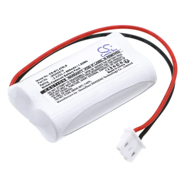 BTICINO 789798, 806312, L4784/1, OVA51104 Series Replacement Battery 800mAh / 1.92Wh - Image 2