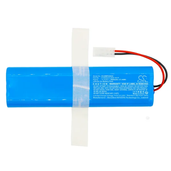 Bobsweep APP220022, Bob PetHair Appetite Series Replacement Battery 2600mAh / 37.44Wh