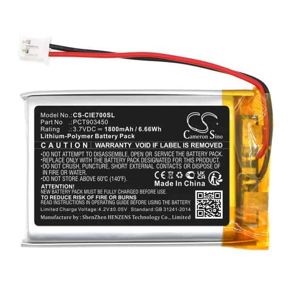 Coinsound E7, E7 Pro, OWIN E7 Series Replacement Battery 1800mAh / 6.66Wh