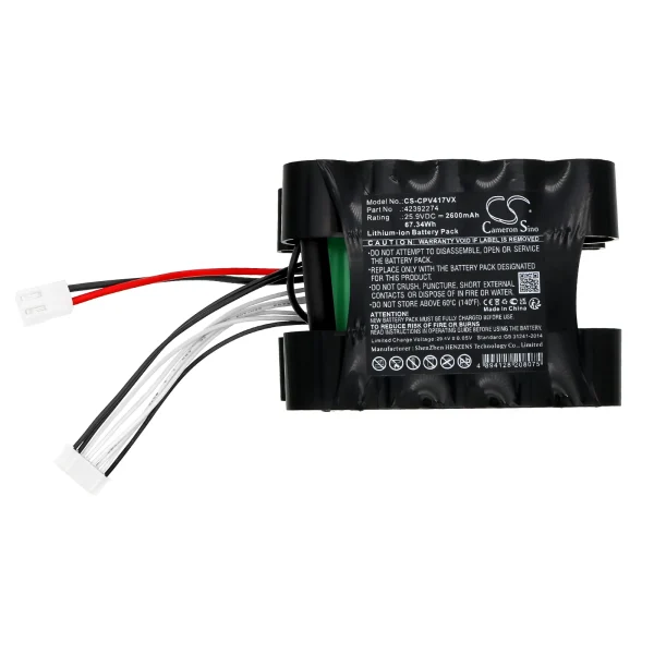 Concept VP4170, VP4170 Real Force Series Replacement Battery 2600mAh / 67.34Wh