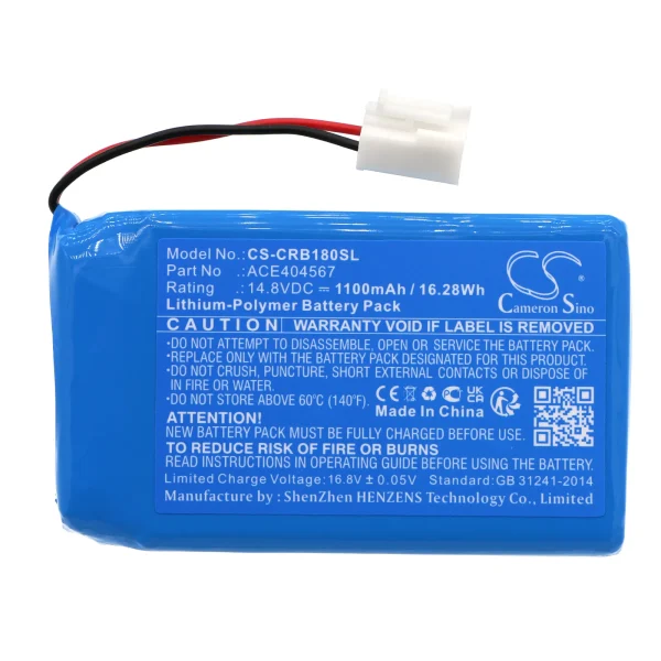 Cobra   36M,  72M, 18M Series Replacement Battery 1100mAh / 16.28Wh