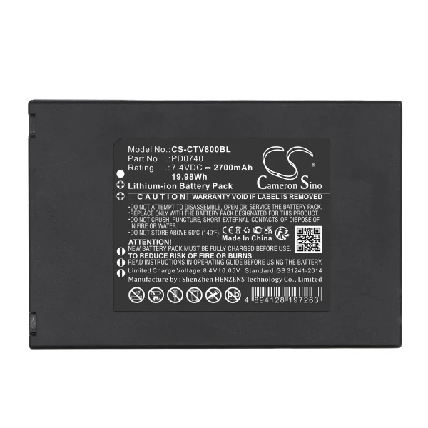 Centerm K9, V8 Series Replacement Battery 2700mAh / 19.98Wh