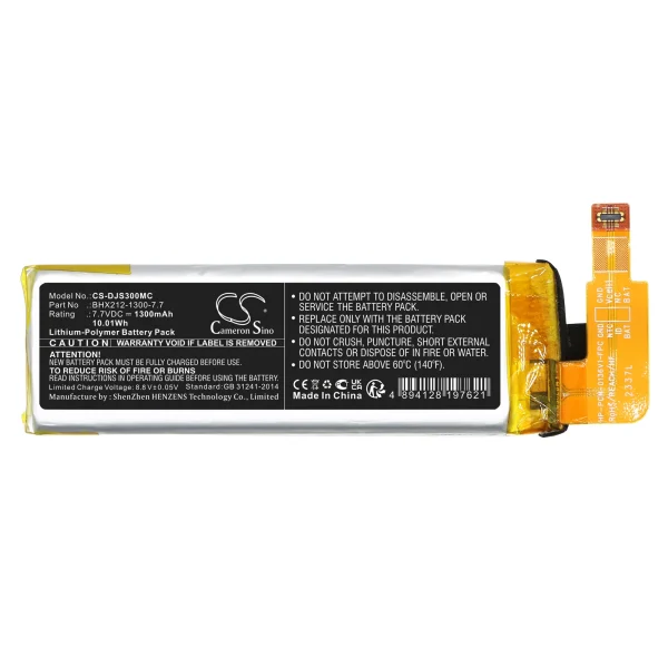 DJI Osmo Pocket 3 Series Replacement Battery 1300mAh / 10.01Wh