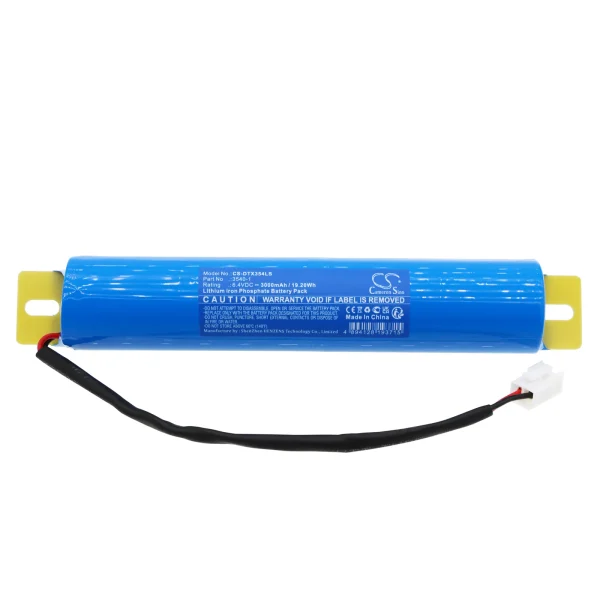 DOTLUX 3538-140180, MISTRALexit Series Replacement Battery 3000mAh / 19.20Wh