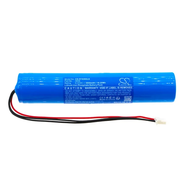 DOTLUX 4343-2, 5556, NOTSTROM AKKU-KIT Series Replacement Battery 3000mAh / 19.20Wh