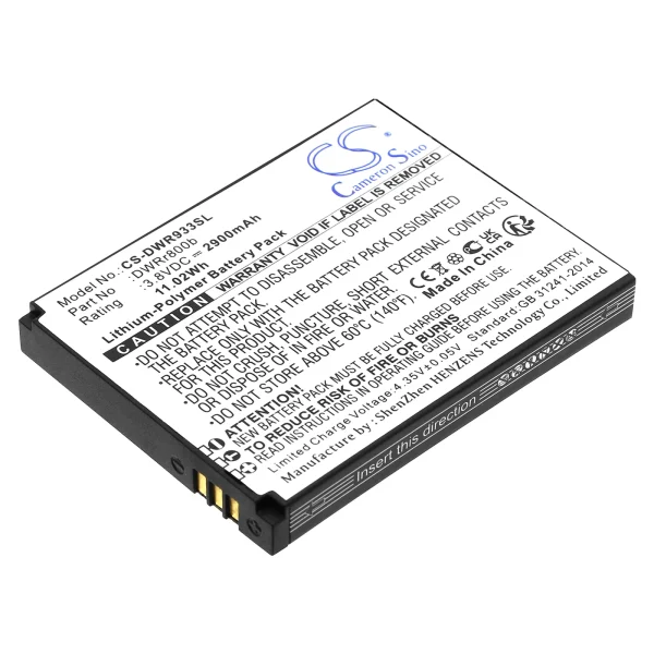 D-Link DWR-933 B1 Series Replacement Battery 2900mAh / 11.02Wh - Image 2