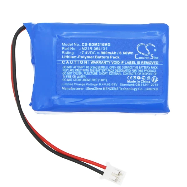 EDAN Pro II Doppler, Sonotrax II doppler Series Replacement Battery 900mAh / 6.66Wh