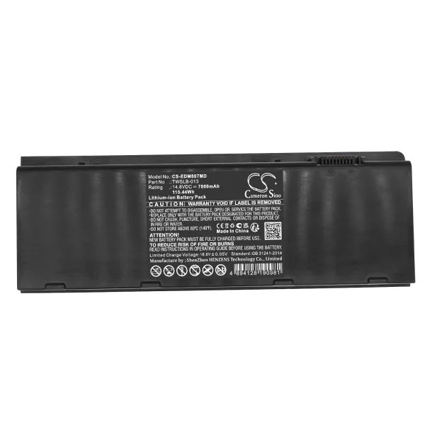 Edan Acclarix A8, MI-807 Ultrasound Series Replacement Battery 7800mAh / 115.44Wh